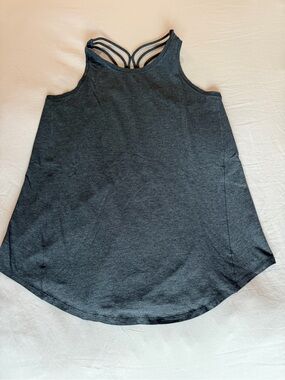Ivivva Charcoal Grey Strappy-Back Tank